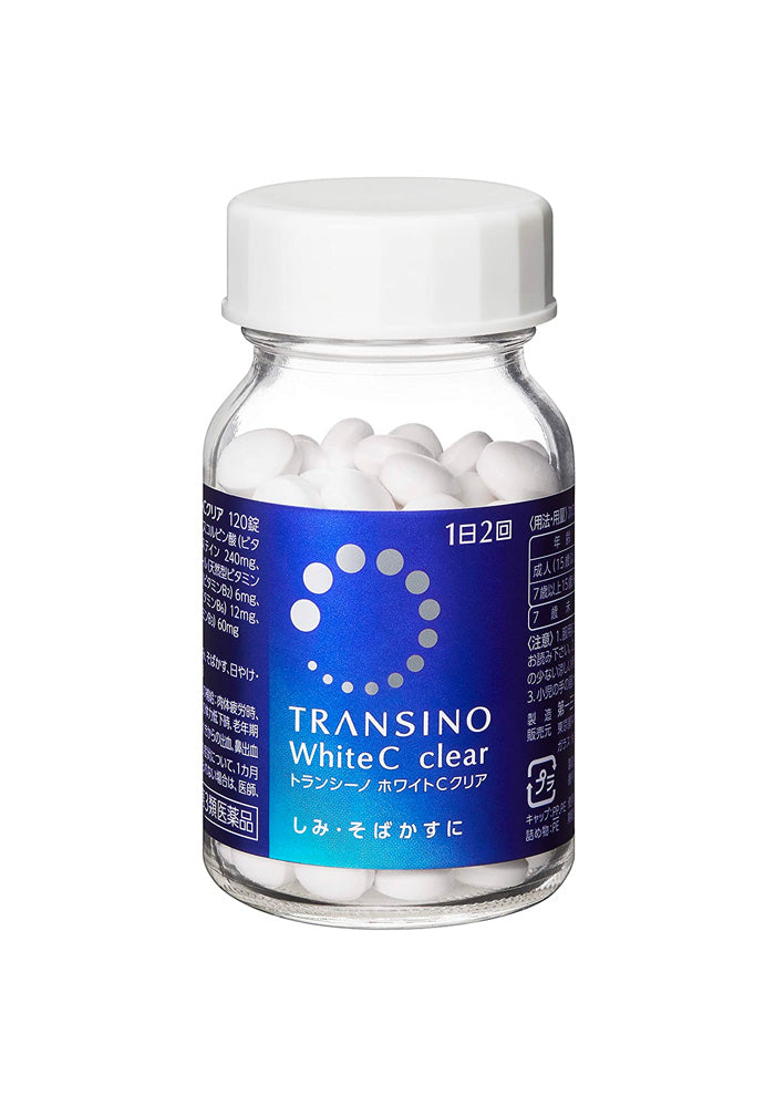 TRANSINO Medicated Whitening Supplement White C Clear 120 tablets