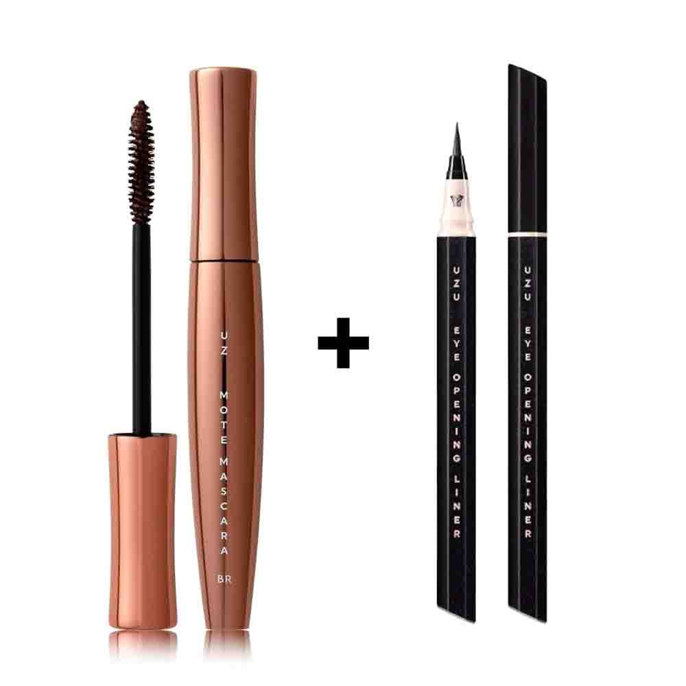UZU Waterproof Mascara & Eyeliner Gift Set
