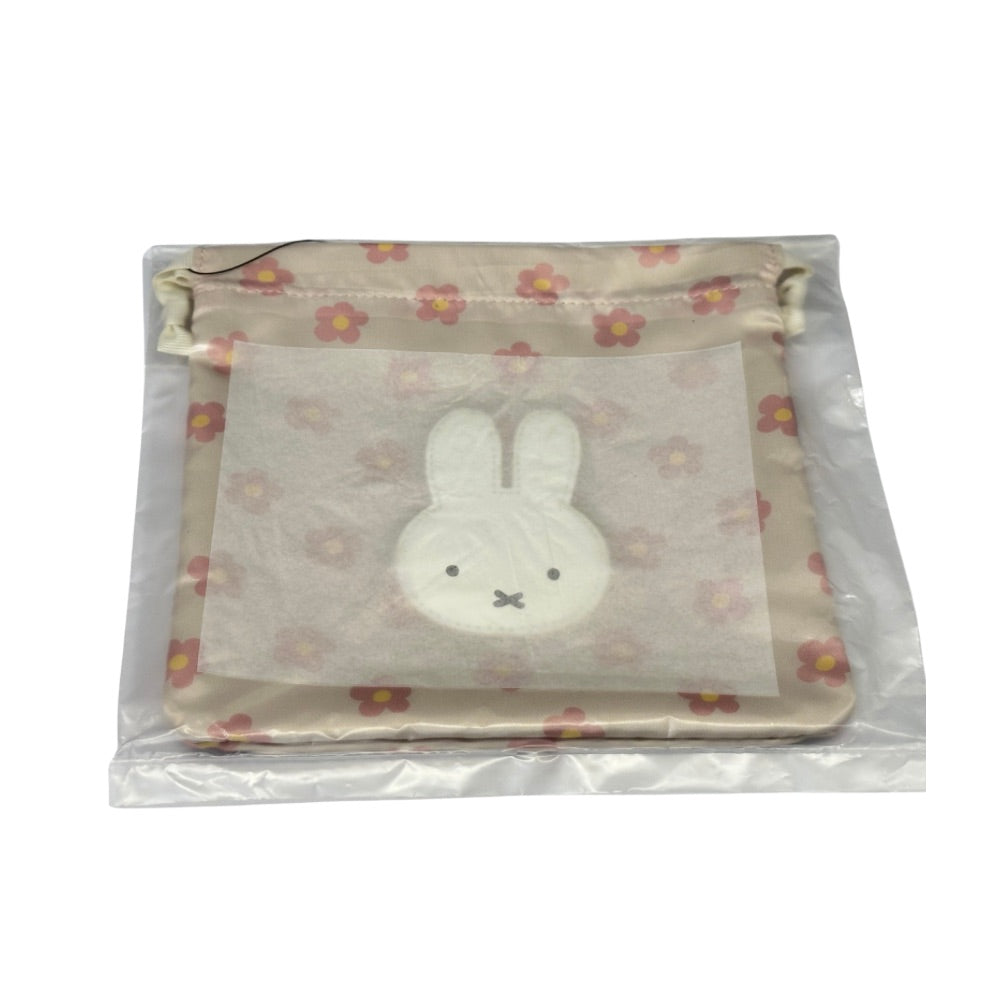 Miffy Bruna Flower & Mascot Wappen Drawstring-Pink