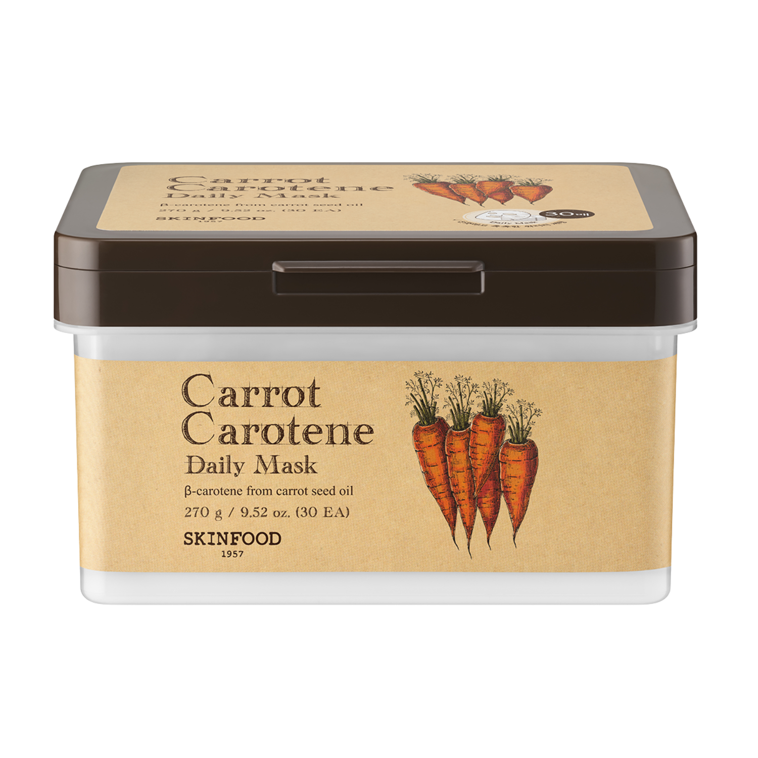 SKINFOOD Carrot Carotene Daily Mask 30pcs