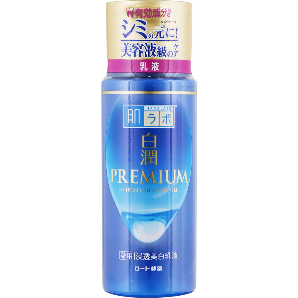 ROHTO Mentholatum Hada Labo Shirojun Premium Medicated Penetrating Whitening Milk 140ml