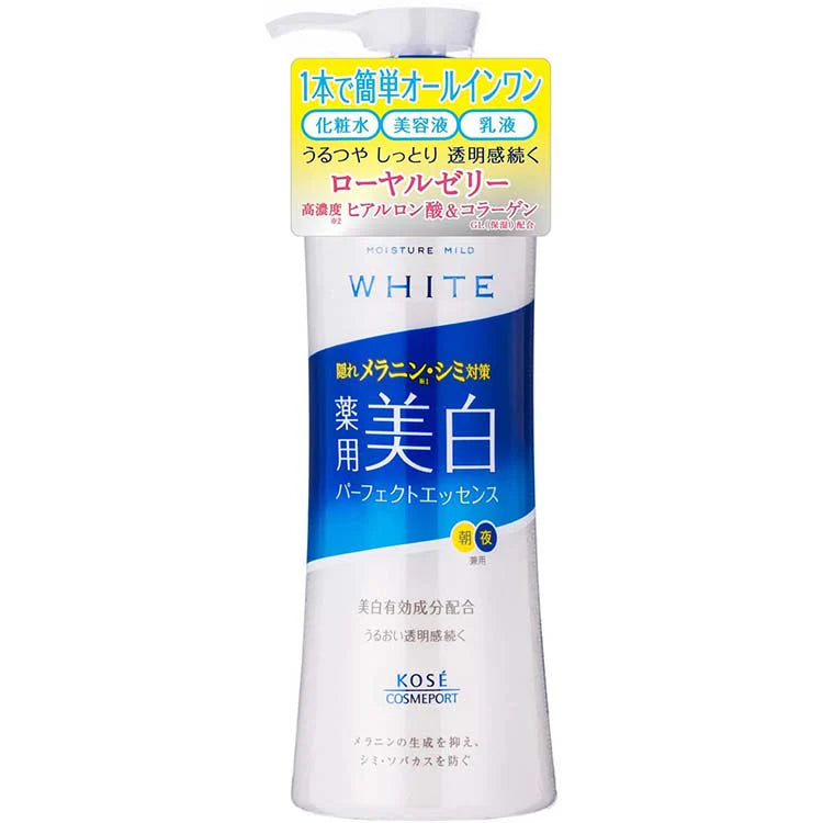 KOSE Moisture Mild Medicinal Whitening Perfect Essence 230ml