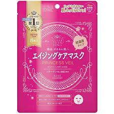 KOSE Clear Turn Princess Veil Aging Care Mask 8Pcs