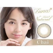 LUNA Natural Monthly Color Contact Lens (Chai) -7.00