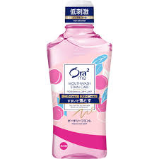 Sunstar Ora2 me Breath & Stain Clear Mouthwash Peach Leaf Mint 460ml