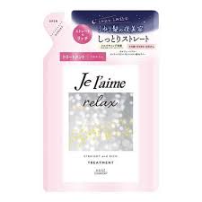 KOSE Je L'aime Relaxing Mid Night Repair Hair Conditioner (Straight & Rich) (Refill) 374ml