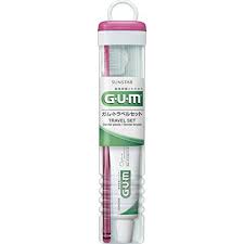 Sunstar Gum Dental Toothbrush & Toothpaste Travel Set