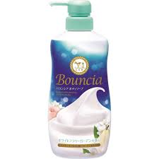 COW BOUNCIA Milk Moisture Body Soap (White Flower Garden Scent) 480ml