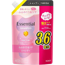 KAO Essential Fluffy Moist Shampoo Refill 1080ml