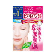 KOSE CLEAR TURN White Mask Hyaluronic Acid