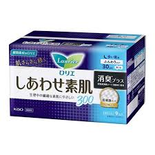 KAO Laurier Shiawase Sodama Deodorant Plus Nighttime 30cm With Wings 9pcs