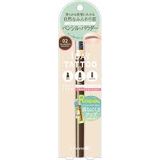 K-Palette 1Day TATTOO Three-Way Eyebrow Pencil 02 Natural Brown