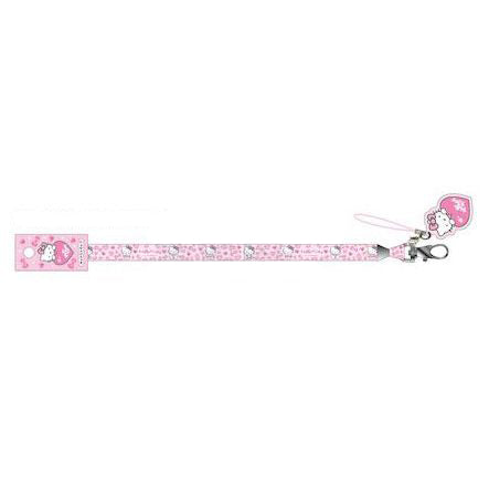 SANRIO Hello Kitty 90s Neck Strap Leopard Pink