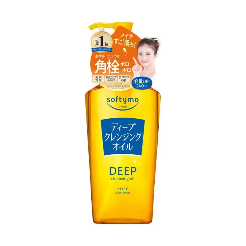 [New Version]Kose Softymo Deep Makeup Remover Cleansing Oil 240ml