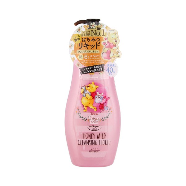 [Winnie the Pooh Limited] KOSE Softymo Honey Mild Cleansing Liquid(Honey Mild) 230ml