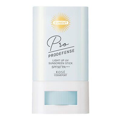 KOSE Suncut Prodefense Light Up UV Sunscreen Stick SPF 50+ PA+++ 20g